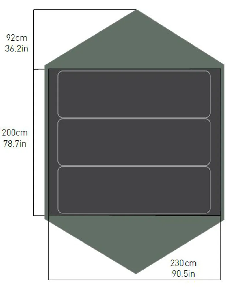 Sea To Summit Ikos TR3 Tent - Laurel Wreath-1